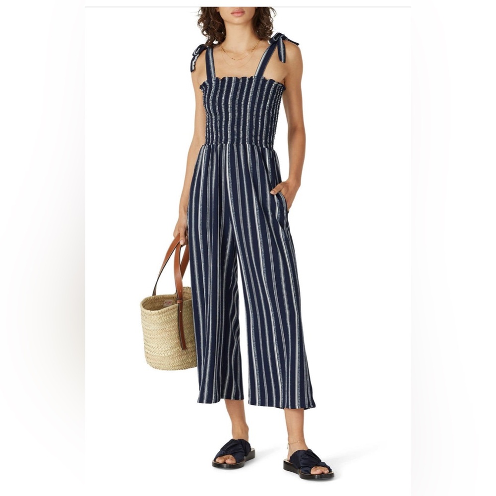 Waverly grey stripe yaya jumpsuit - so cute and comfortable